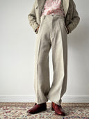 1930s European Twill Wool Ski Suit