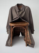 1970s Burberry's Single Raglan Balmacaan Coat