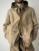 DEADSTOCK 1940s German 'Drillich' HBT Linen Work Jacket