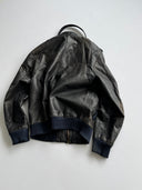 1960s USA Cafe Racer Motorcycle Leather Jacket