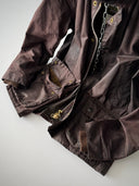 1990s Barbour Bedale Brown Wax Jacket