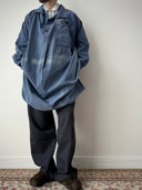 1940s French Workwear Faded Smock Shirt