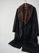 1911 Dated German Bespoke Fur Lined Overcoat