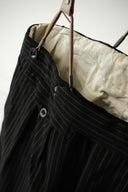 1940s European Pleated Pinstripe Trousers