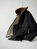 1980s Soviet 'VVS' Pilot Sheepskin Winter Jacket