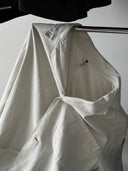 1970s French Workwear Sanfor White Chore Jacket