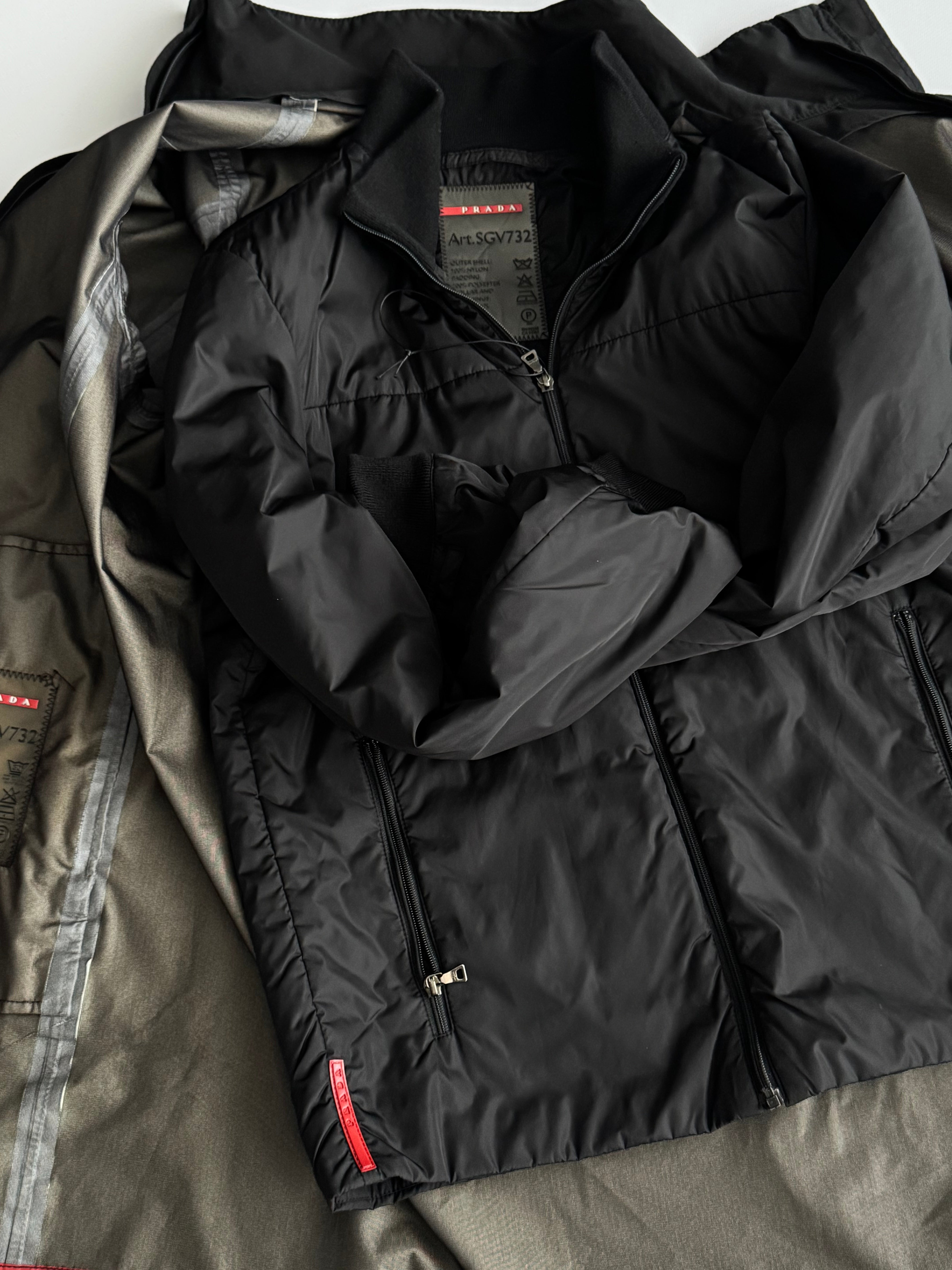 ジャケット・アウター 00s PRADA SPORT GORE-TEX shell jacket 2000s Prada Sport 3 in 1 Gore-Tex Jacket – thepuregarb