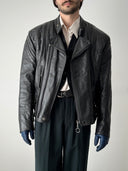 1980s Golden Crown by Bristol Moto Leather Jacket