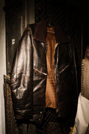1970s Soviet Pilot 'Shevretka' Leather Jacket
