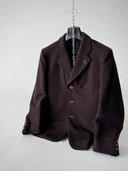 1930s German Work Wool Brown Jacket