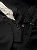 1930s European Tuxedo 'Black Tie' Three Piece Wool Suit
