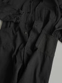 1960s French Workwear Atelier Black Coat