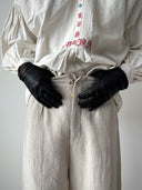 1930s Soviet Union Farmer Work Linen Trousers