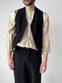 1900s Edwardian Swiss Two Piece Wool Sack Suit