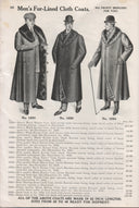 1911 Dated German Bespoke Fur Lined Overcoat