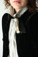 1880s Victorian Era Velvet Bodice