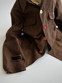 1960s Swedish Army Work Brown Jacket