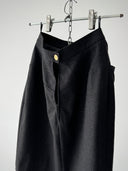 1980s Chanel Boutique Wool Pencil Skirt