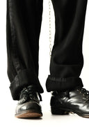 1940s French Tuxedo Wool Trousers