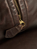1940s German Motorcycle Leather Blouson Jacket