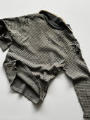 1930s German 'Pied-De-Poule' Thrashed Wool Sweater