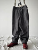 1940s Swiss 'PKZ' Striped Wool Trousers