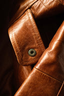 Issey Miyake Leather Jacket