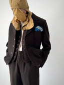 1930s German Workwear Three Piece Brown Suit