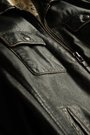 2000s Biker Faded Soft Leather Jacket
