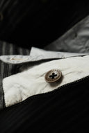 1940s Swiss Bespoke Striped Trousers