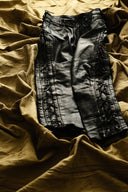 1980s Leather Lace-Up Biker Pants