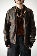 1960s Soviet Pilot 'Shevretka' Leather Jacket