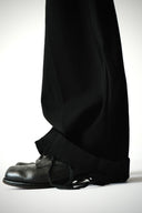 1950s European Tuxedo Wool Trousers