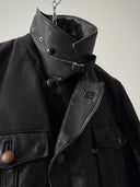 1980s German Police Leather Jacket