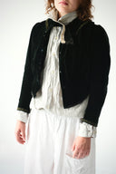 1880s Victorian Era Velvet Bodice