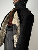 1980s Soviet 'VVS' Pilot Sheepskin Winter Jacket