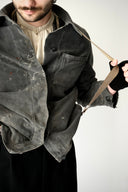 1970s Soviet Work Faded Jacket