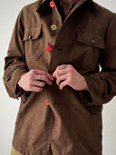 1960s Swedish Army Work Brown Jacket