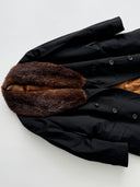 1911 Dated German Bespoke Fur Lined Overcoat