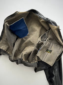 1960s Swiss Cyclist Leather Faded Jacket