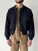 1980s Issey Miyake Sport 'Care Label' Cotton Bomber Jacket
