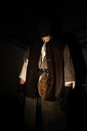 1940s European Leather Jerkin Vest
