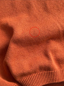 2000s YSL Yves Saint Laurent Orange Knit Sweater