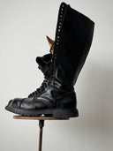 Undercover Black Leather High Boots