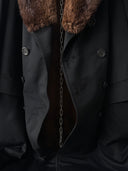 1911 Dated German Bespoke Fur Lined Overcoat