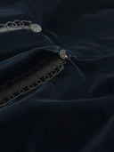 1880s Victorian Velvet Soutache Bodice