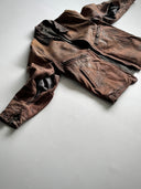 1960s Soviet Pilot 'Shevretka' Leather Jacket