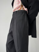 1930s European Striped Lounge Suit Trousers