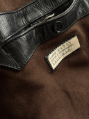 1960s Swiss Army 'Le Belier' Leather Trench Coat