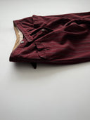 1970s European Slim Burgundy Slacks